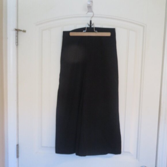 DEX Black Crop Pants Wide Leg XS (K478) - Picture 2 of 7